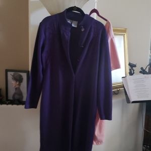 Purple jacket 48% wool 52% acrylic